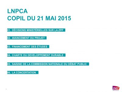 LNPCA Comité de Pilotage – 21 mai 2015