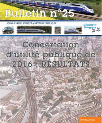 Bulletin N°25 – Concertation d’utilité publique de 2016 : RÉSULTATS